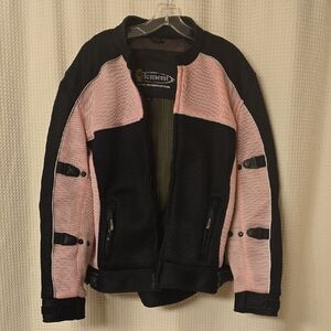 Element Women's Black and Pink Bomber Jacket